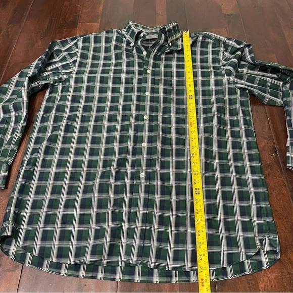 Daniel Cremieux Signature Collection Long Sleeve Button Down Men’s Large Green - Picture 5 of 6